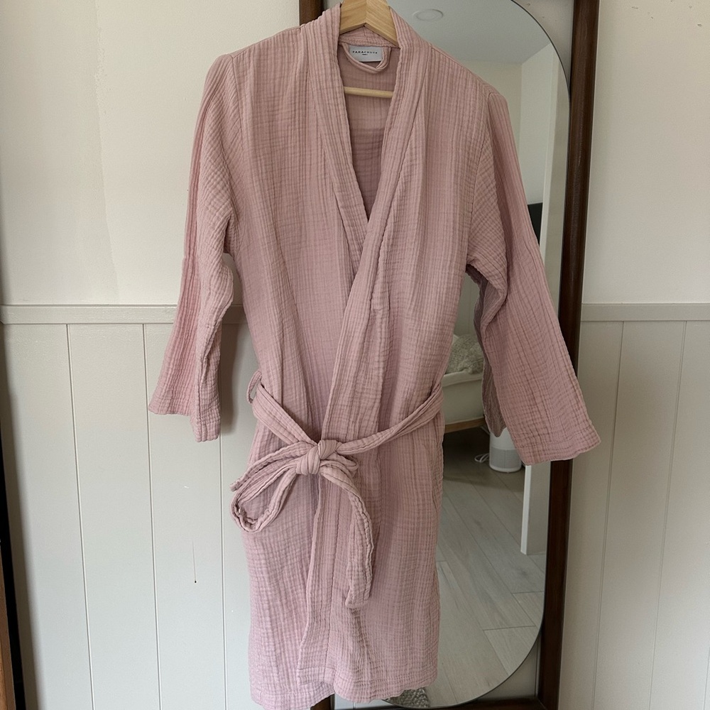 Cloud Cotton Robe in Rose by Parachute